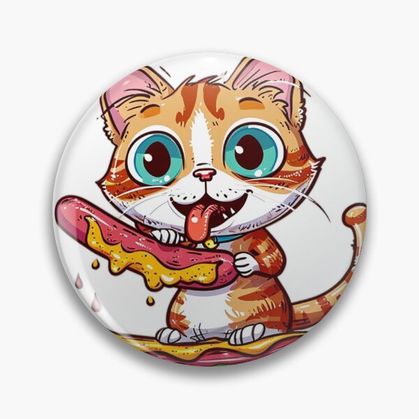 Item preview, Snack Time Shenanigans: Cat Meets Hotdog designed and sold by defencepalaces.