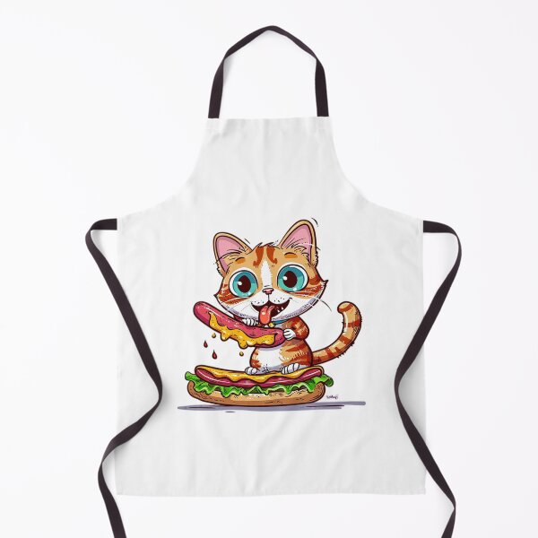 Item preview, Snack Time Shenanigans: Cat Meets Hotdog designed and sold by defencepalaces.