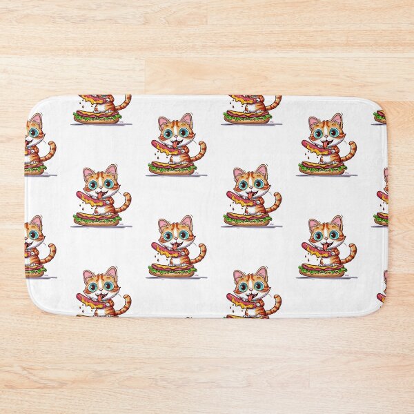 Item preview, Snack Time Shenanigans: Cat Meets Hotdog designed and sold by defencepalaces.
