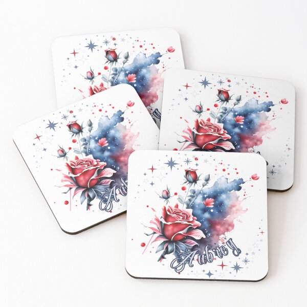 Item preview, The name Aubrey among the roses designed and sold by LuckyFamily.