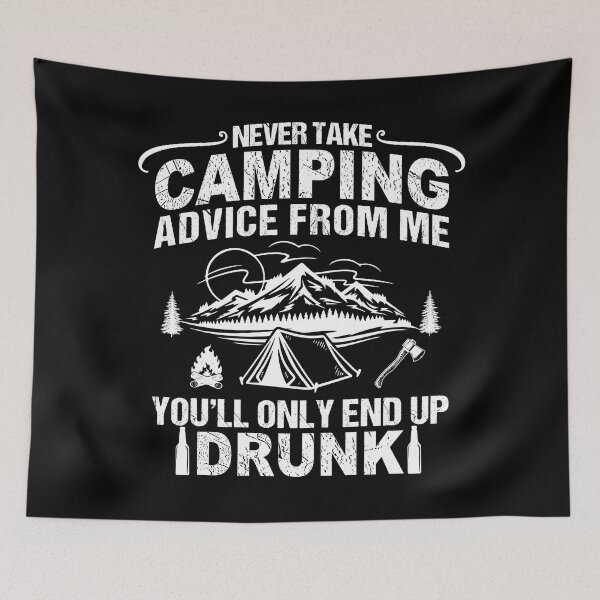 Item preview, Funny camping sayings jokes drinking camper quotes campfire humor designed and sold by Alexaltay.