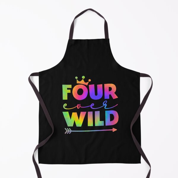 Item preview, Boy 4th Birthday Tie Dye Four Ever Wild 4 Years Old designed and sold by clothesy7.