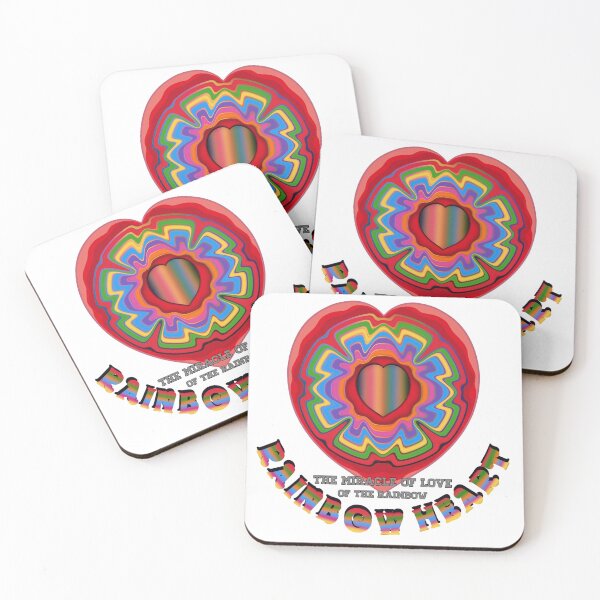 Item preview, Rainbow heart designed and sold by Aliceartproject.