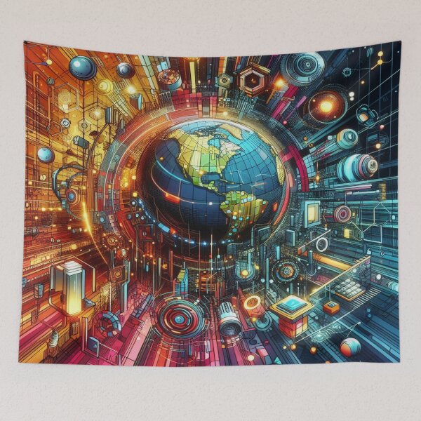 Item preview, Space station - Earth. designed and sold by Lyavalio.