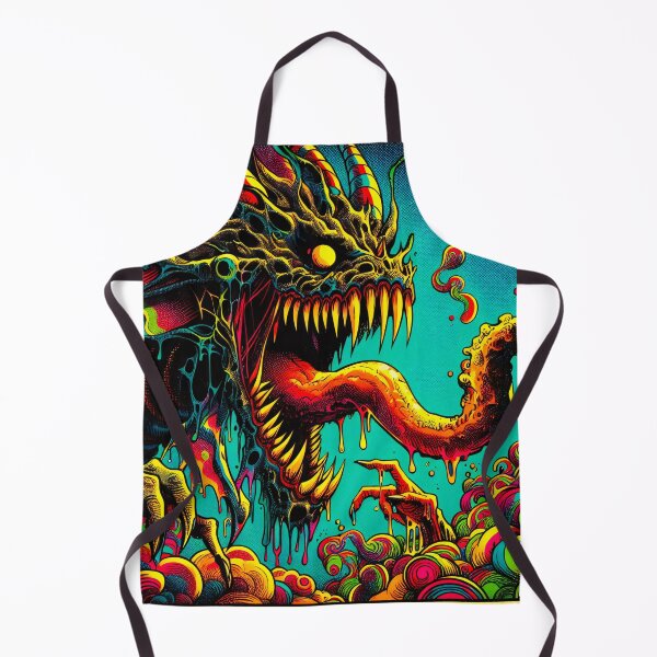 Item preview, Trippy Psychedelic Dragon With A Gnarly Tongue designed and sold by AIPixelMaster.