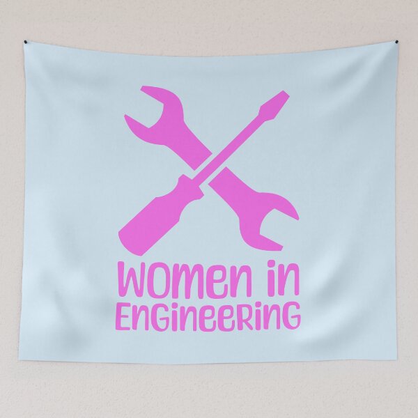 Item preview, Women In Engineering! Pink designed and sold by PMCreative.