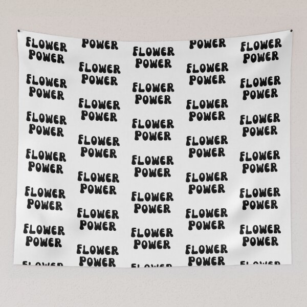 Item preview, Flower Power hippie slogan movement designed and sold by SimplyMots.