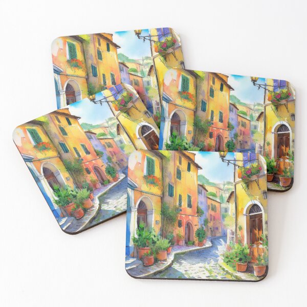 Item preview, Sweet Italian Village Nemi Artwork Design designed and sold by MakeInShop.