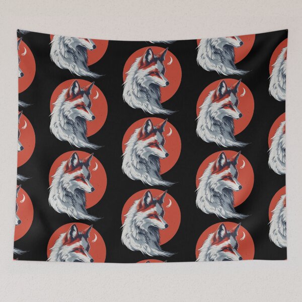 Item preview, Kitsune Japanese Kami Inari Nine-Tailed Fox Fox Spirit Yokai designed and sold by enjoytheshirt.