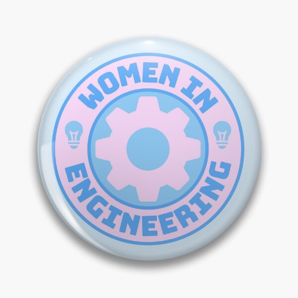 Item preview, Women In Engineering Badge designed and sold by PMCreative.