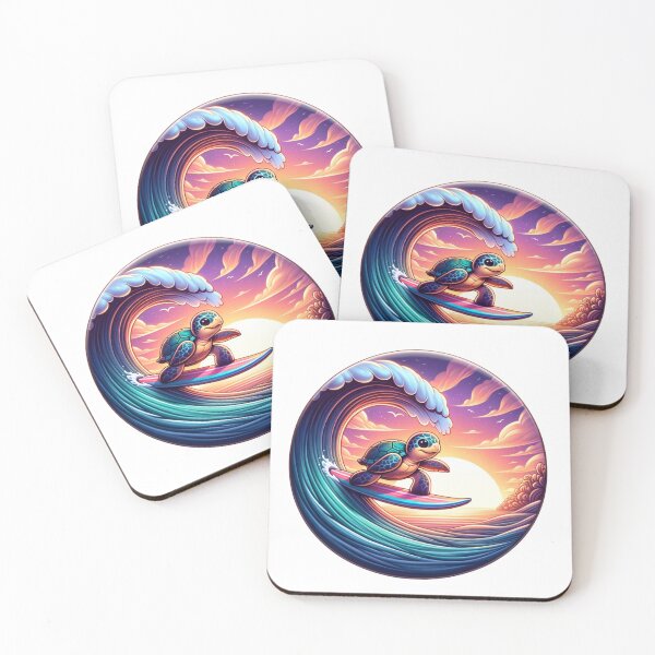 Item preview, Turtle Surfing | Turtle | Surf | Retro Surf Design designed and sold by ShopCoolStop.