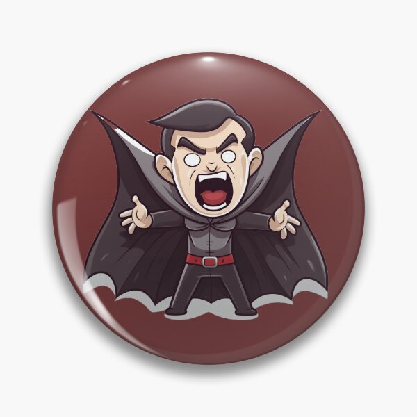 Item preview, Cartoon vampire with cape designed and sold by earlgreysshoppe.