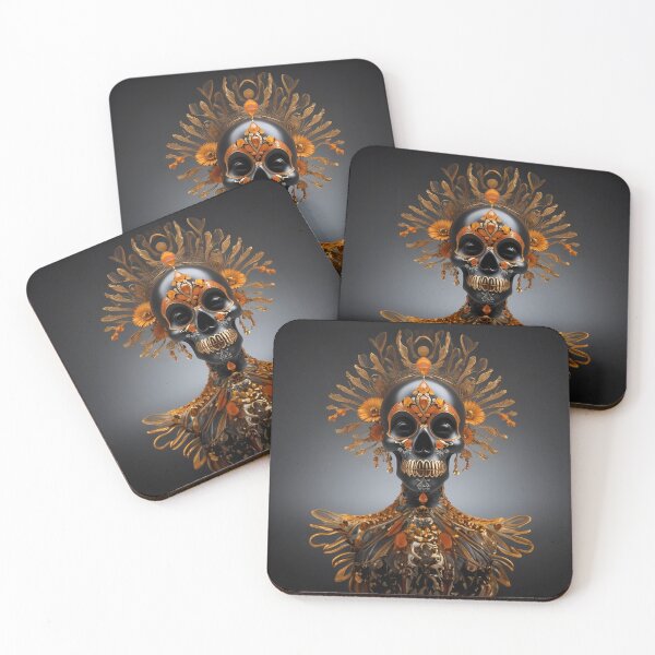 Item preview, Elegant gorgeous La Calavera Catrina, Lady of the afterlife, the Elegant Skull designed and sold by Fantasymachine.