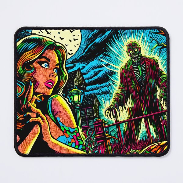 Artikelvorschau, Trippy psychedelischer Zombie-Freund entworfen und verkauft von AIPixelMaster.