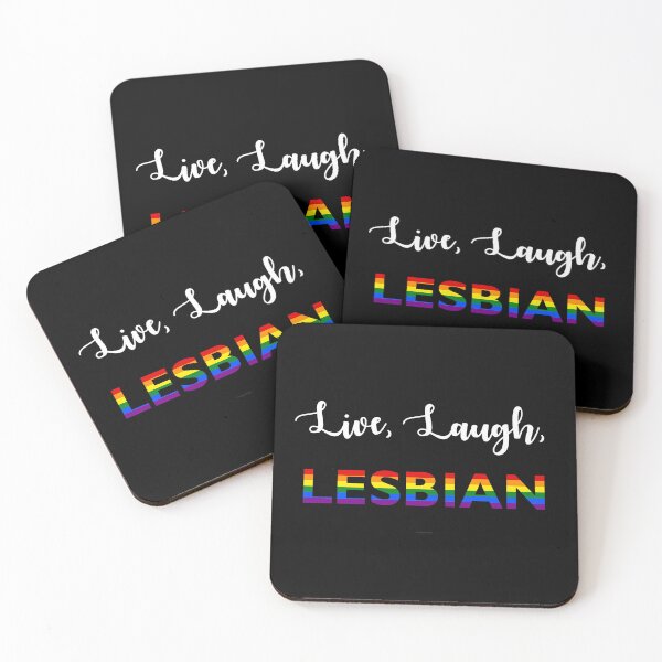 Item preview, Live, Laugh, Lesbian designed and sold by Logo-A-GoGo.