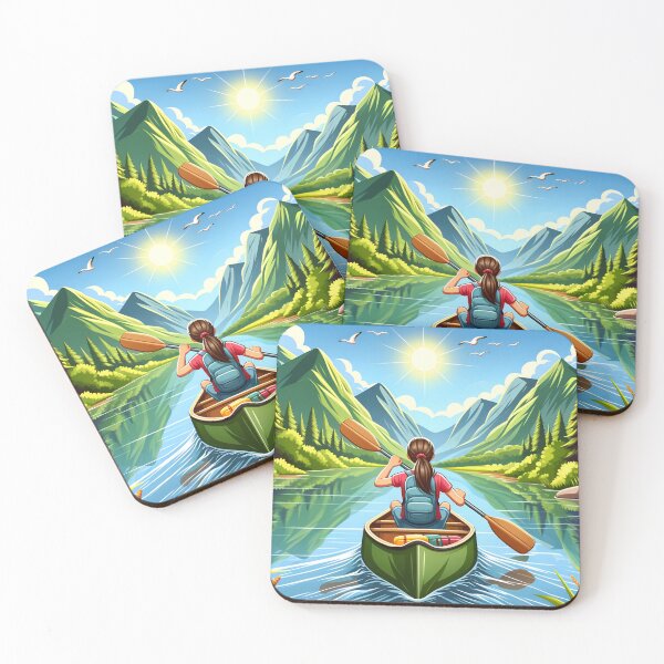 Item preview, Canoe Journey in Paradise designed and sold by RobertMartinArt.