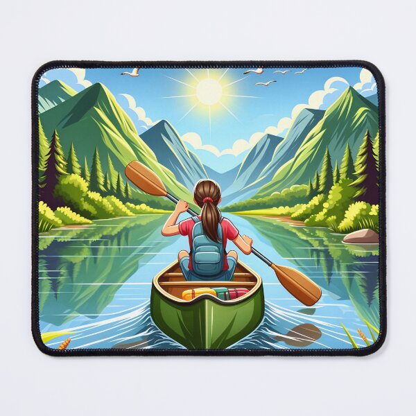 Item preview, Canoe Journey in Paradise designed and sold by RobertMartinArt.