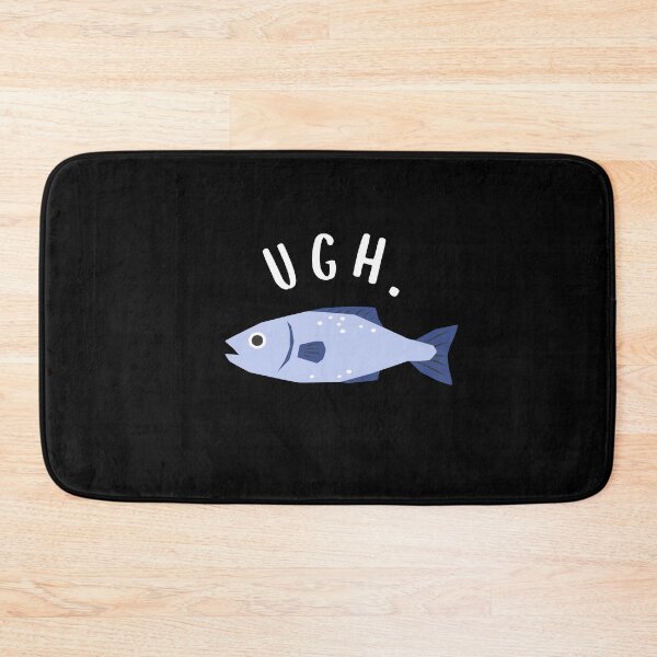 Item preview, UGH Fish Funny Curse Jaded Fish Illustration designed and sold by franzandsabina.