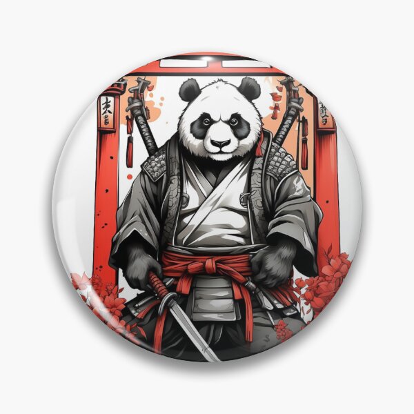 Item preview, panda en la puerta tori japonesa designed and sold by Karaz's Animal Kingdom.