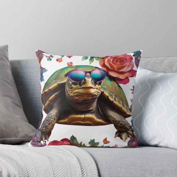 Artikelvorschau, Floral Haven: Rückzugsort für Schildkröten entworfen und verkauft von Fanishdesigned.