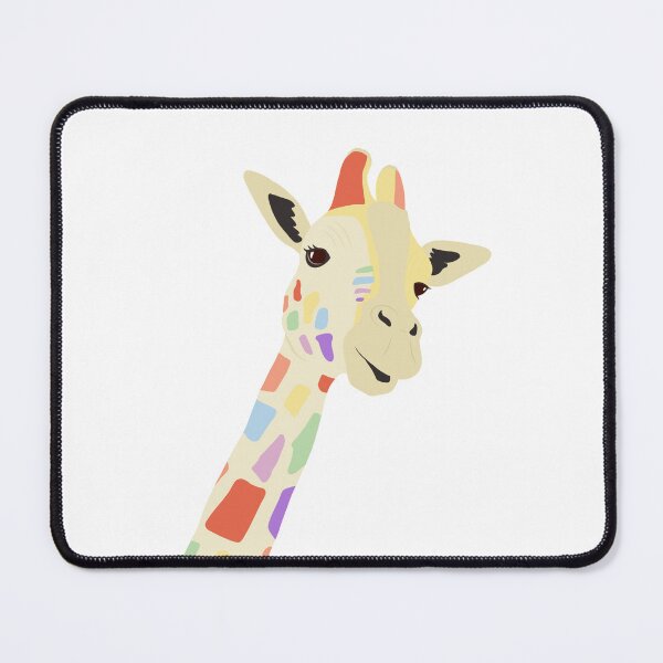 Item preview, Rainbow Giraffe - Graphic Animal Art designed and sold by artmanship.