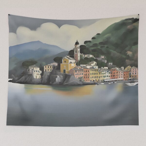 Item preview, Portofino Italy Graphic Design designed and sold by MakeInShop.