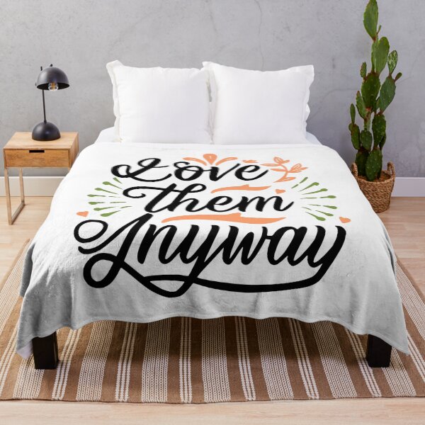 Item preview, Bible Verse Love Them Anyway! Black Christian Bible Verse designed and sold by PMCreative.