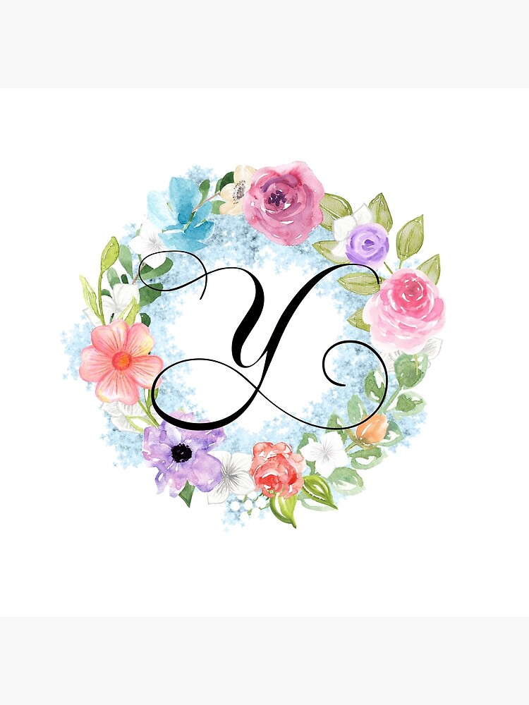 Floral Watercolor Monogram M Letter Graphic by creative_design · Creative  Fabrica