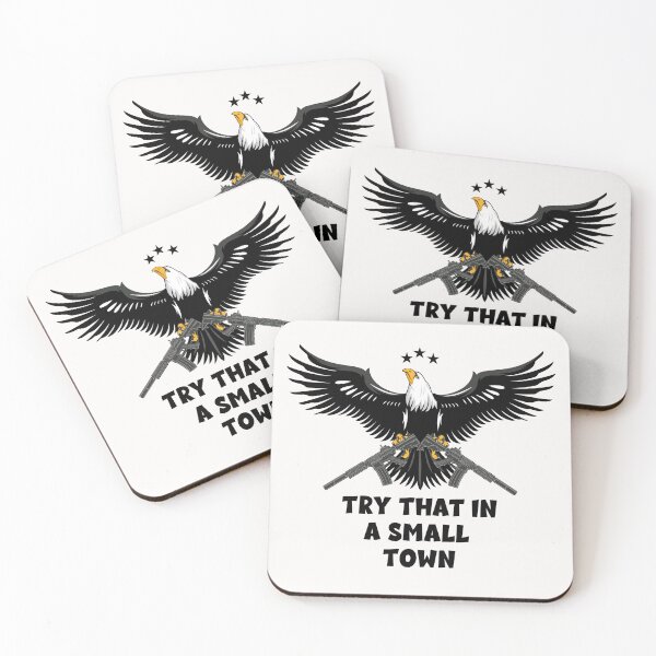 Item preview, Try that in a small town essential tshirt designed and sold by exponentialart.