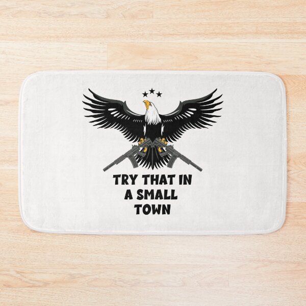 Item preview, Try that in a small town essential tshirt designed and sold by exponentialart.