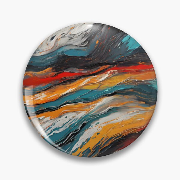 Item preview, Thunderstorm Impressionist Abstract - Dynamic Weather Systems designed and sold by colorvisionart.