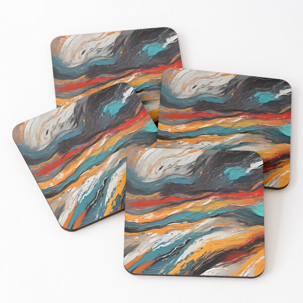 Item preview, Thunderstorm Impressionist Abstract - Dynamic Weather Systems designed and sold by colorvisionart.