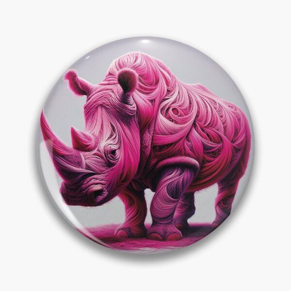 Item preview, Pink Rhino designed and sold by PixelStyleShop.