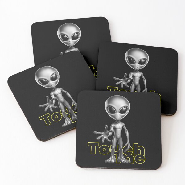 Item preview, Cosmic Contact: Friendly Alien Offering a Handshake designed and sold by UFOFashionista.