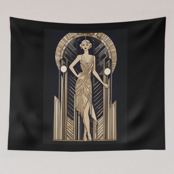 Item preview, Art deco woman  designed and sold by BubbleTextBox.