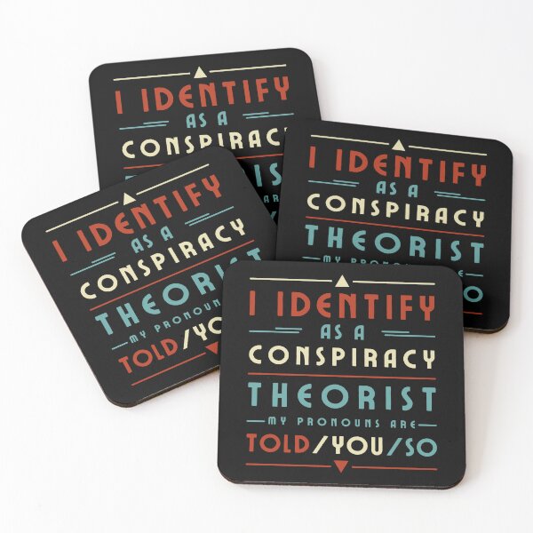 Item preview, I identify As a Conspiracy Theorist Tee US Patriot Funny Patriot Patriotic Gift For Partriots designed and sold by Jungle Hub.