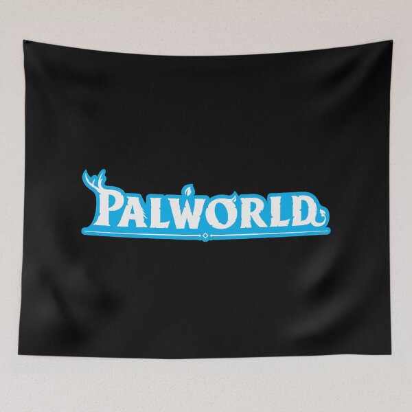 Item preview, Palworld game logo blue design designed and sold by pocketdesignsar.