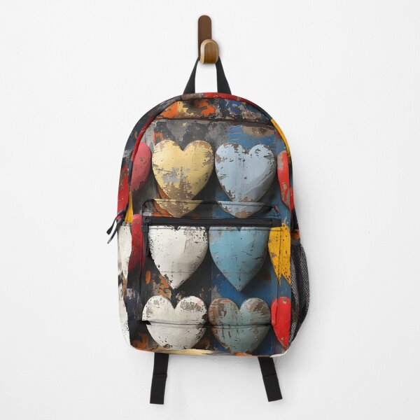 Item preview, Colorful collage of Valentine's Day hearts designed and sold by dcrc.