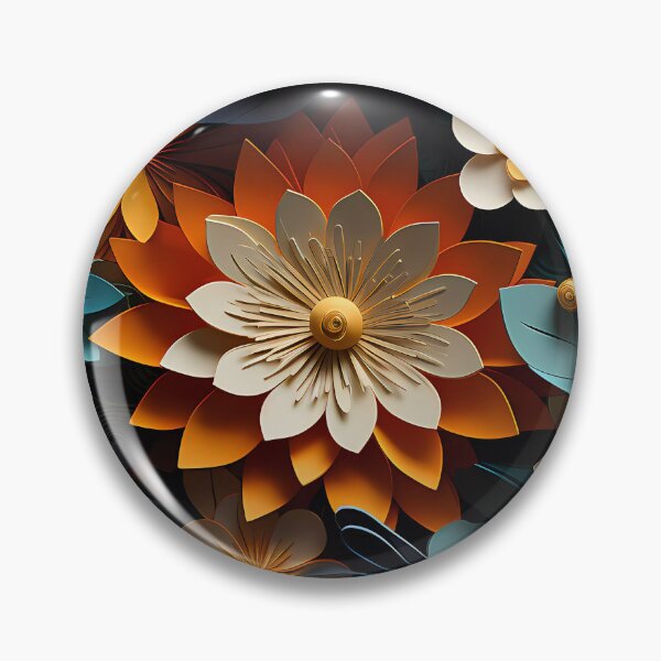 Item preview, Paper Flowers Pattern. designed and sold by GiveMeMood.