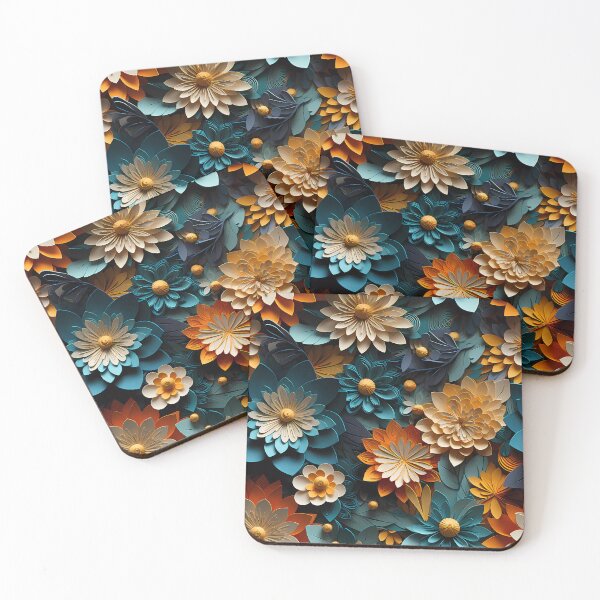 Item preview, Paper Flowers Pattern. designed and sold by GiveMeMood.