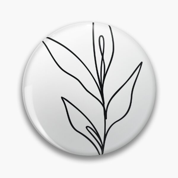 Item preview, Leaf Line Art | Minimalist Nature Plant Design designed and sold by RachelFCreative.