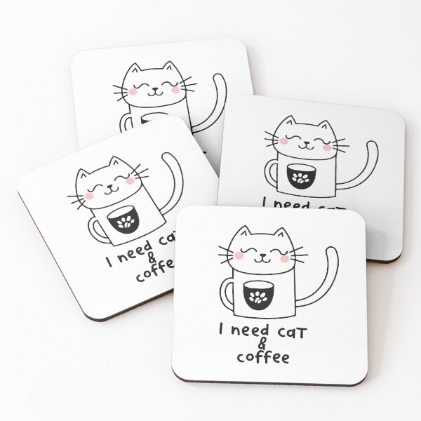 Item preview, Meow and Mocha Delight: Cat and Coffee Lover Shirt - I need Cat and Coffee designed and sold by Mographic997.