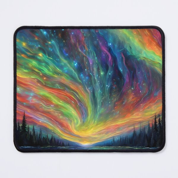 Artikelvorschau, Abstrakte Interpretation von Aurora Borealis entworfen und verkauft von colorvisionart.