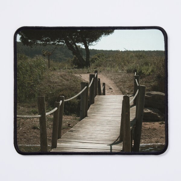Item preview, Serene Wooden Bridge with Lone Tree designed and sold by Carlos Monteiro.