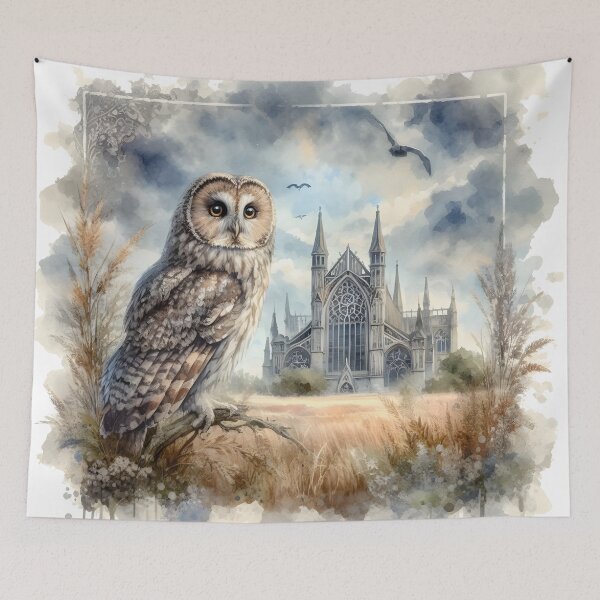 Item preview, Owl Gothic Cathedral designed and sold by RubisLeaf.