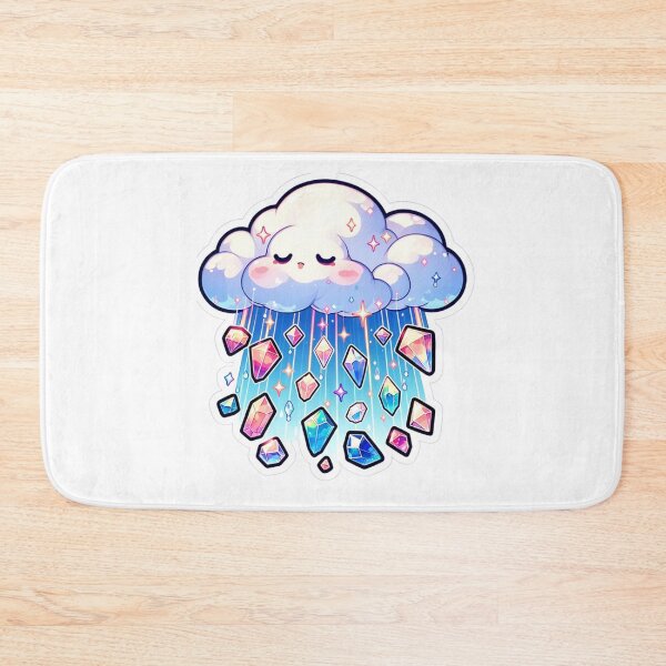 Item preview, Sparkling Gemstone Rain Cloud Sticker designed and sold by mymagicstoreus.