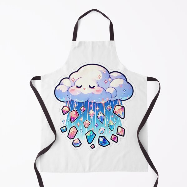 Item preview, Sparkling Gemstone Rain Cloud Sticker designed and sold by mymagicstoreus.