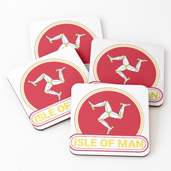 Item preview, Isle of Man Country Badge - Isle of Man Flag - Manx Triskelion designed and sold by chrisrivait.