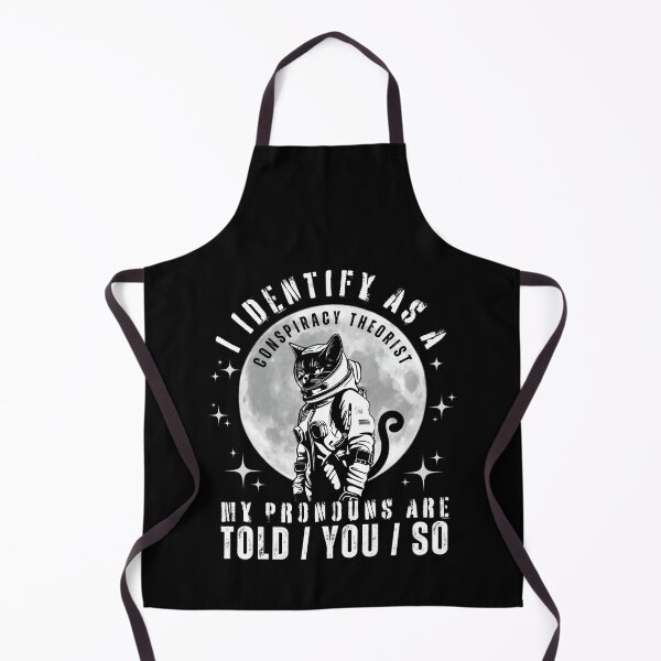 Item preview, I Identify Conspiracy Theorist Cat Astronaut Funny Identify Cat Astronaut Gift designed and sold by Jungle Hub.