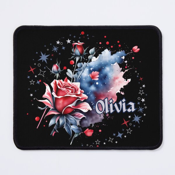 Item preview, The name Olivia among the roses designed and sold by LuckyFamily.